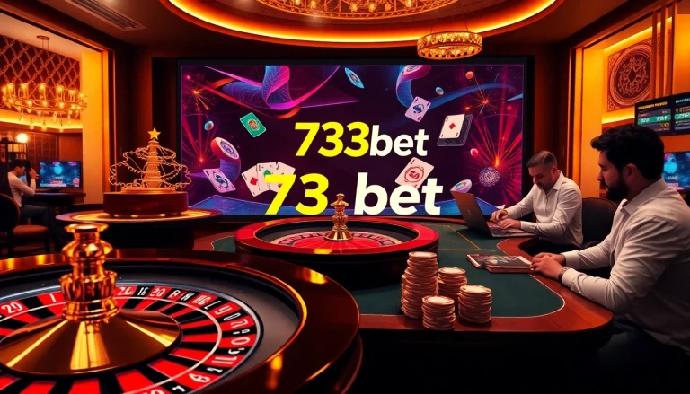 Players enjoying thrilling casino games and sports betting with 733bet online platform.