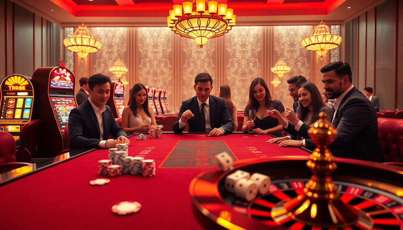 Experience the excitement of nhà cái tr88 with vibrant casino games and lively players.