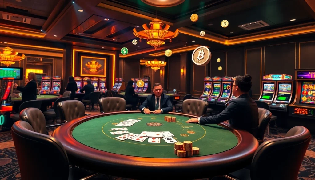 Winning at crypto casinos with exciting games on a luxurious digital platform.