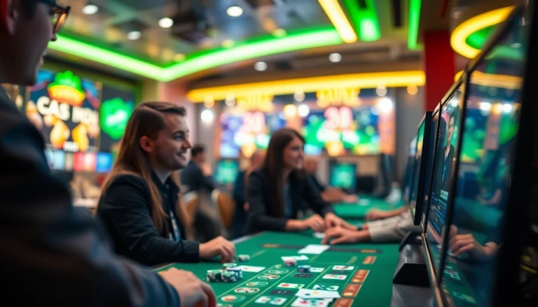Découvrez le meilleur casino en ligne belgique avec des joueurs captivés et une ambiance énergique.