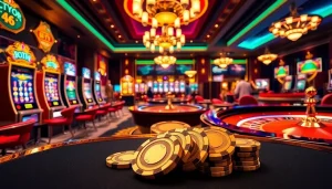 Experience the thrill of a casino crypto sans kyc 2026 with vibrant gaming visuals and luxury.