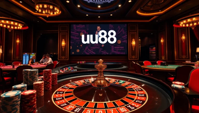 Experience thrilling gameplay at uu88 with vibrant casino tables and exciting gaming action.