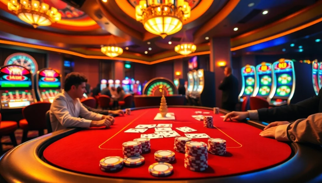 Experience high-stakes gaming at qh88 with thrilling poker action and luxurious casino vibes.
