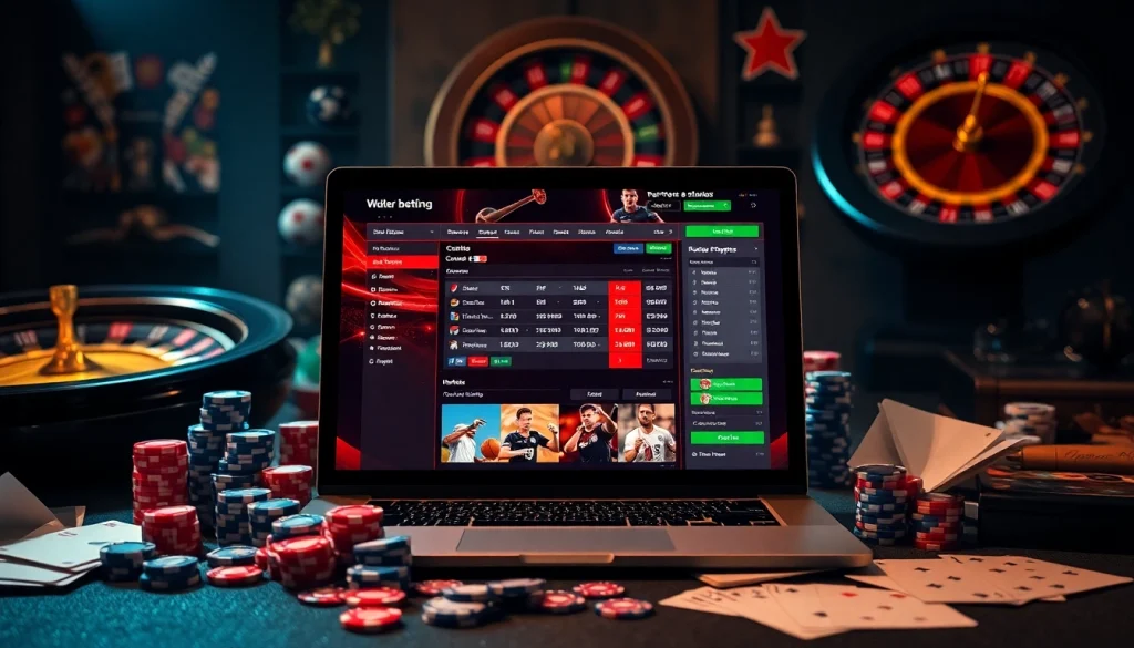 Engage with the vibrant features of a nouveau site de paris sportif en ligne capturing the thrill of online betting.