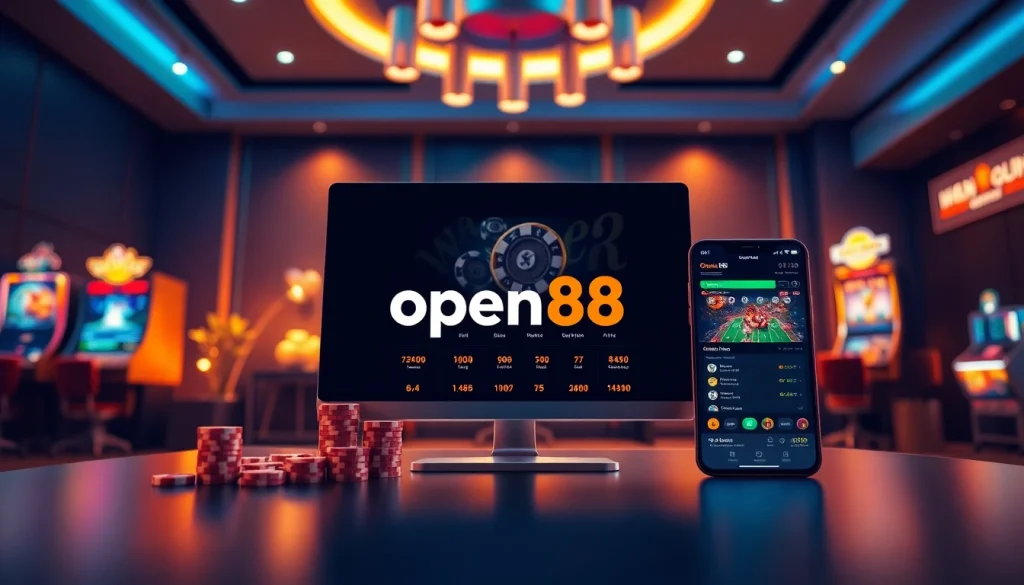 Engaging interface for đăng ký open88 on modern devices showcasing vibrant betting options.