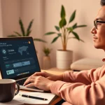 快连 VPN 用户在温馨的家庭办公环境中高效连接。