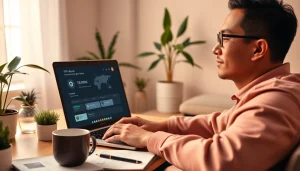 快连 VPN 用户在温馨的家庭办公环境中高效连接。