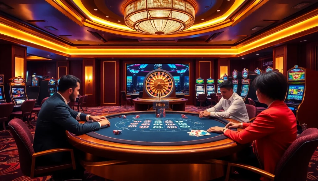 Join the excitement of Đăng Ký F168 at a vibrant casino table filled with action.