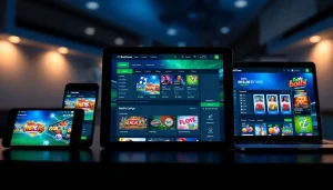 Experience a leading online betting interface at https://057789.com/, showcasing diverse games on various devices.