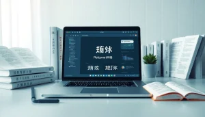 Innovative digital workspace featuring 有道翻译 translation tools and references.