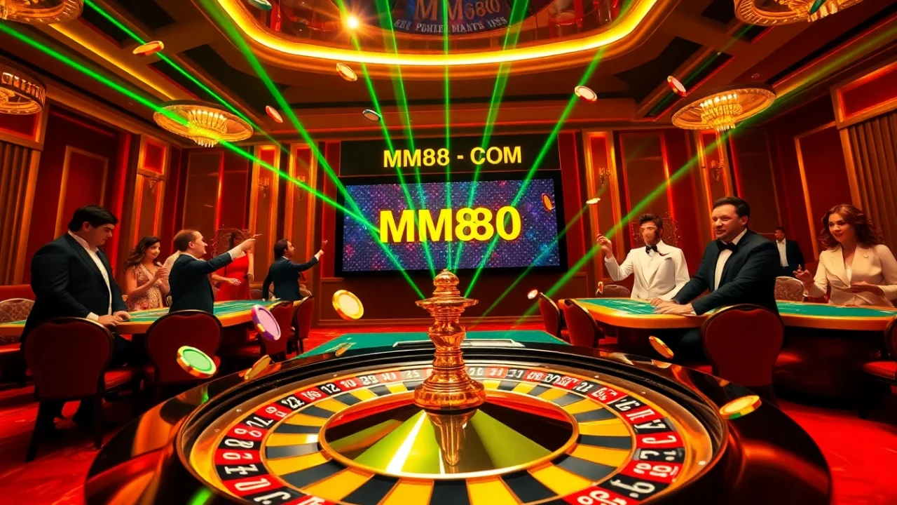 Engage in thrilling gambling at MM88 COM with a vibrant casino atmosphere and dynamic roulette action.