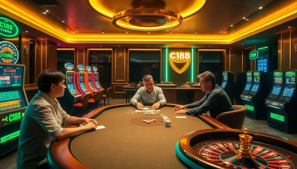 Experience the thrill of high-stakes action at C168's professional poker table.